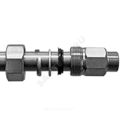 Муфта сталь оц Ду 32 1 1/4" НР/обжим Дн 40,0-42,9 SantechSystems