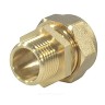 Муфта латунь 40Aх1 1/2" обжим/НР STAHLMANN SSML4011/2BEF