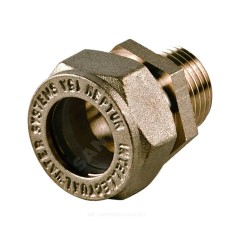 Муфта латунь 40Aх1 1/2" обжим/НР STAHLMANN SSML4011/2BEF