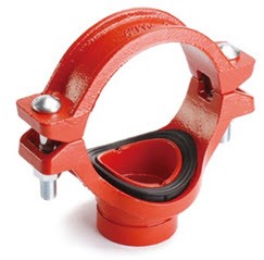 Хомут резьбовой седёлка (70мм) 4"х2 1/2" (100х65) 108х76