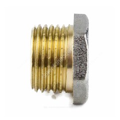 Заглушка латунь никель Ду 25 (1") НР 9017 ГОСТ 32585-2013 Aquasfera 9017-03