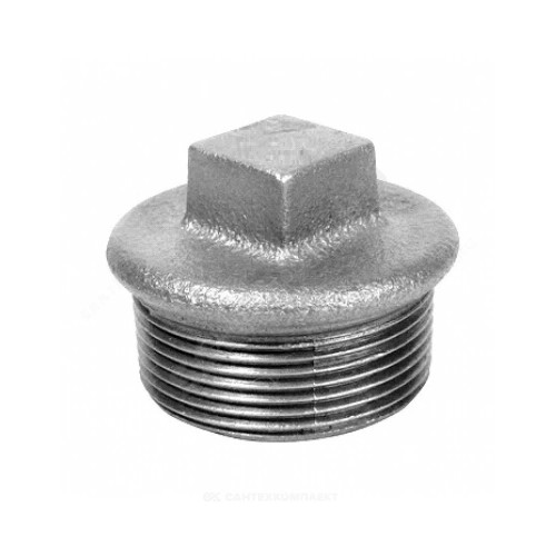 Заглушка чугун оц Ду 20 (3/4") НР Fittex PLUS