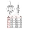 Клапан обратный сталь 1/створ CB5440 Ду 125 Ру16 Тмакс=110 оС межфл оцинкован тарелка сталь Tecofi CB5440-0125