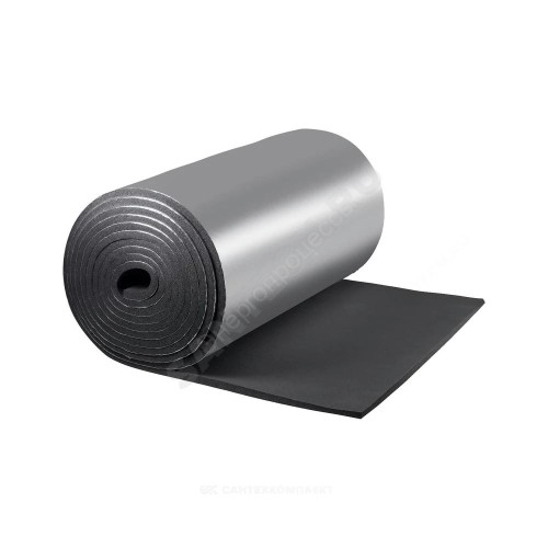Рулон вспененный каучук ST 25/1,0-8 Тмакс=110°C черный с покрытием IC CLAD SR K-flex 80025210103CS