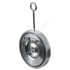 Клапан обратный сталь 1/створ CB5440 Ду 150 Ру16 Тмакс=110 оС межфл оцинкован тарелка сталь Tecofi CB5440-0150