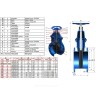 Задвижка чугун VOC4241C аналог МЗВ обрезиненный клин EPDM Ду 200 Ру10/16 Тмакс=110C фл Tecofi VOC4241C-00EP0200