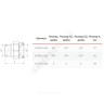 Соединитель латунь американка Ду 20 (3/4") прямой ВР/НР VALFEX VF.340.L.034