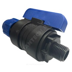 Кран шаровой компрессионный Дн 20х3/4" НР Ру16 VALFEX 1210012620034