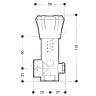 Регулятор перепада давления латунь R147N Ду 20 G3/4" ВР Giacomini R147NY004