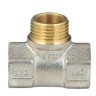 Тройник латунь никель Ду 15 (1/2") ВР/НР/ВР 9009 ГОСТ 32585-2013 Aquasfera 9009-01