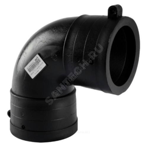 Отвод электросварной ПЭ100 Дн 75х90гр Ру16 SDR11 Type B TEGA 1819019