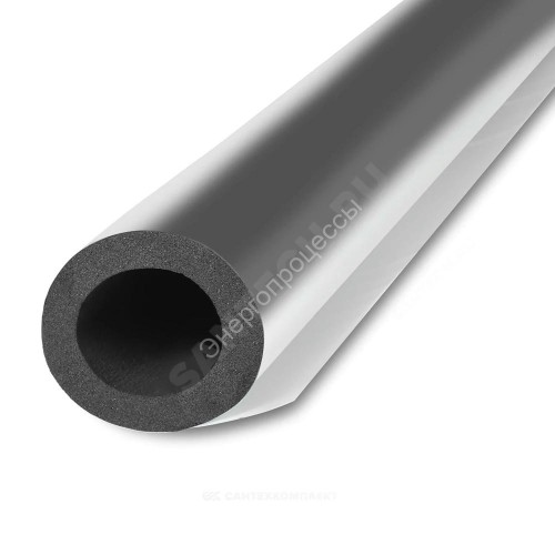 Трубка вспененный каучук SOLAR HT 42/25 L=1м Тмакс=150°C черный с покрытием AL CLAD K-flex 25042214324CL